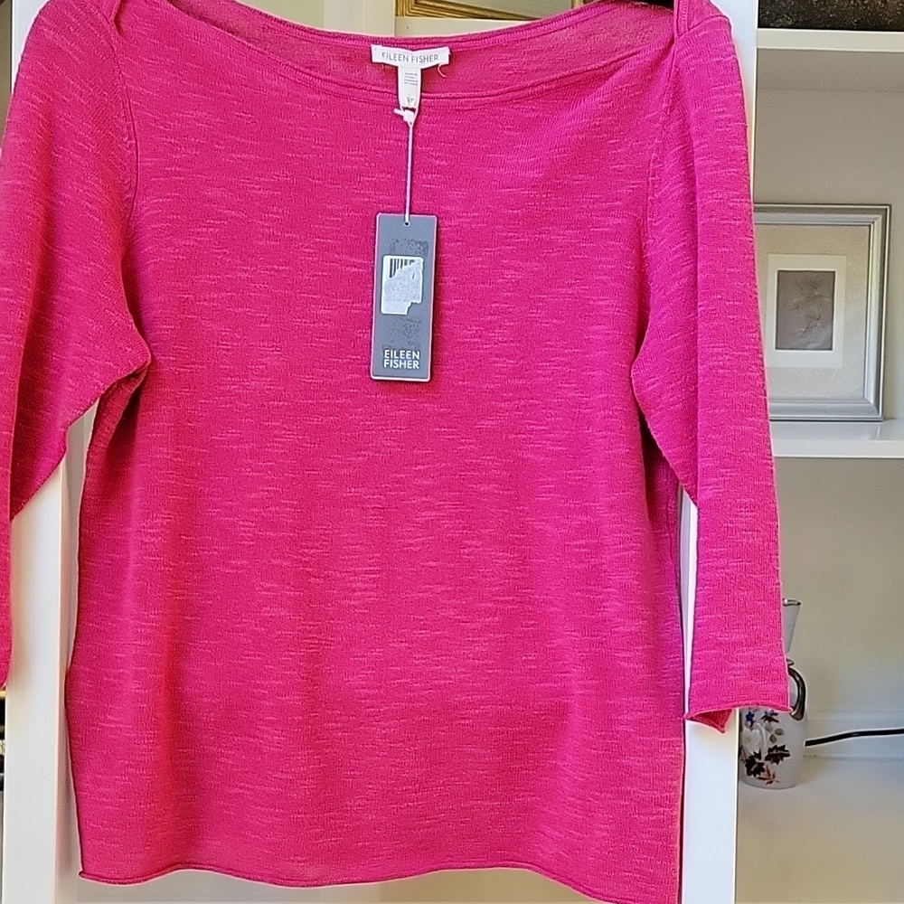 Eileen Fisher Pink Sweater